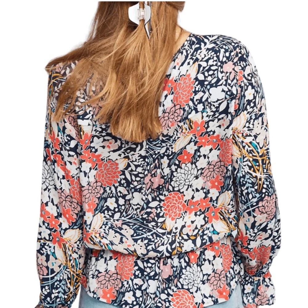 Anthropologie Maeve Begonia Peasant Top - Picture 6 of 7